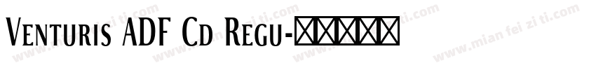 Venturis ADF Cd Regu字体转换